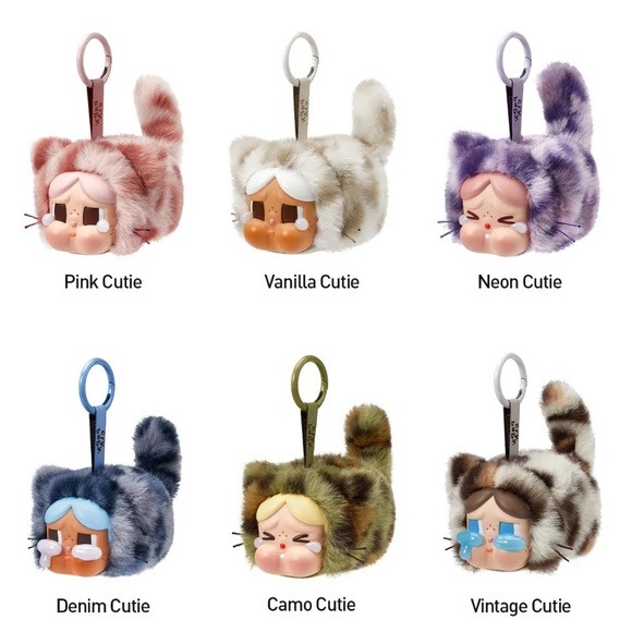 [NEW] POP MART CRYBABY Wild but Cutie Vinyl Plush Pendant Blind Box - Picture 6 of 10